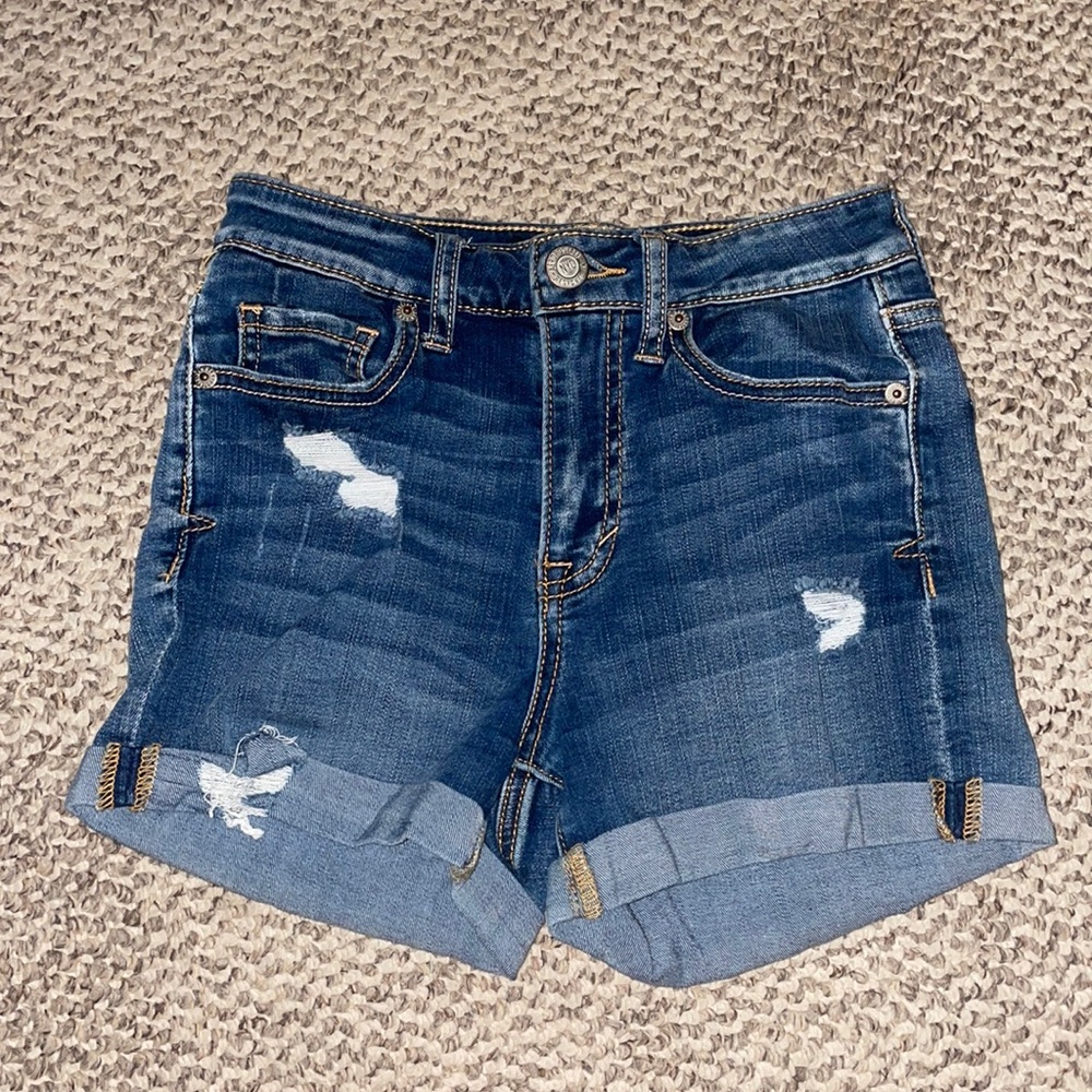 Women’s Aeropostale jeans shorts high waisted midi